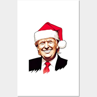 Trump as Santa - 2 Posters and Art